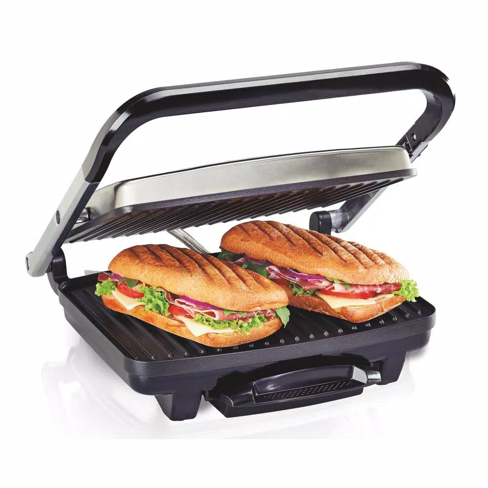 Outlet 👏 Hamilton Beach Stainless Steel Panini Press And Indoor Grill 👍 8 Outlet 👏 Hamilton Beach Stainless Steel Panini Press And Indoor Grill 👍 - Image 6