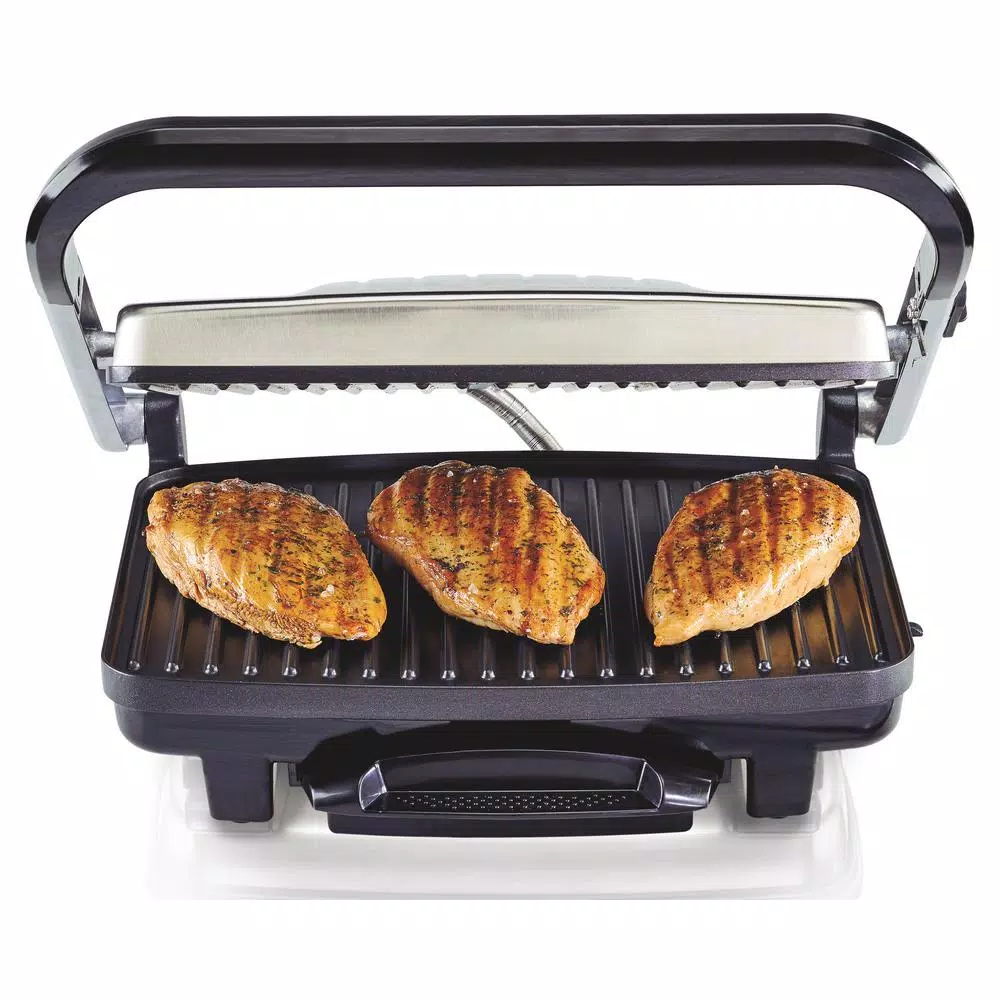 Outlet 👏 Hamilton Beach Stainless Steel Panini Press And Indoor Grill 👍 9 Outlet 👏 Hamilton Beach Stainless Steel Panini Press And Indoor Grill 👍 - Image 7