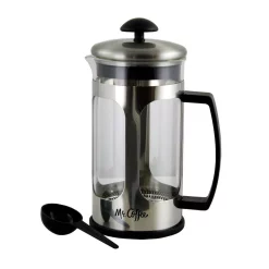 New ❤️ Mr. Coffee Daily Brew 4-Cups Stainless Steel Coffee Press 🌟