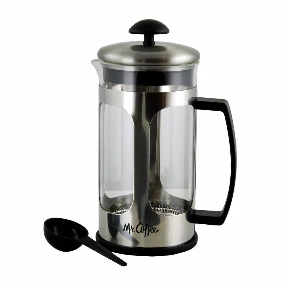 New ❤️ Mr. Coffee Daily Brew 4-Cups Stainless Steel Coffee Press 🌟 3 New ❤️ Mr. Coffee Daily Brew 4-Cups Stainless Steel Coffee Press 🌟