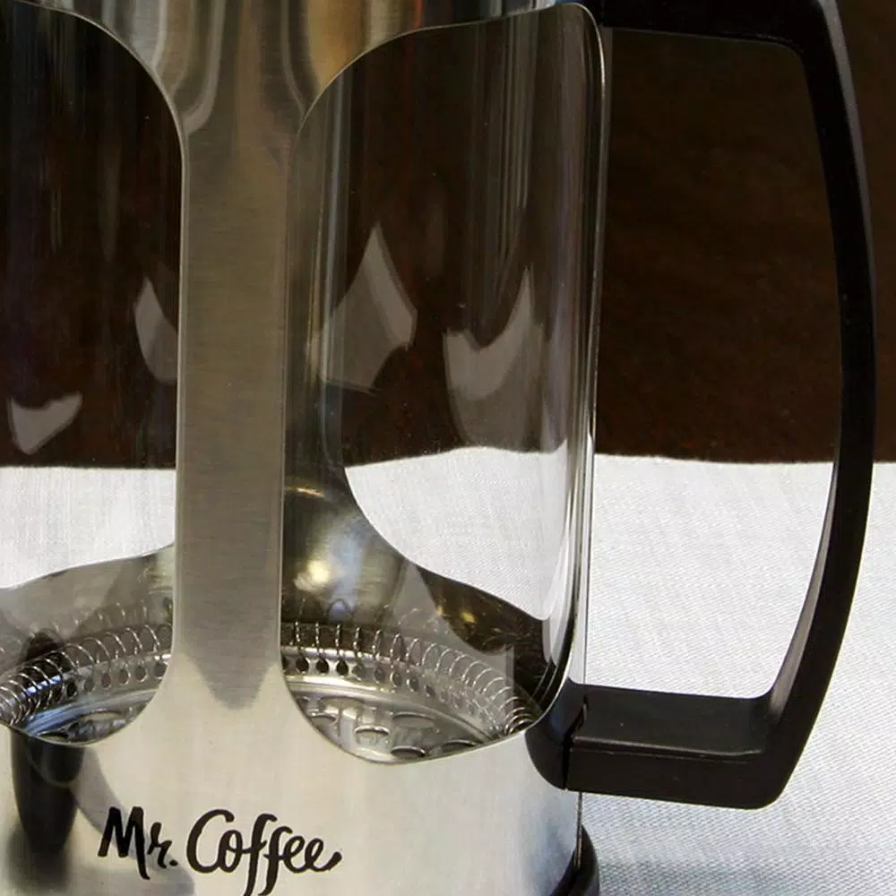 New ❤️ Mr. Coffee Daily Brew 4-Cups Stainless Steel Coffee Press 🌟 4 New ❤️ Mr. Coffee Daily Brew 4-Cups Stainless Steel Coffee Press 🌟 - Image 2