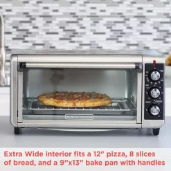 Wholesale 🤩 BLACK+DECKER 1500 W 8-Slice Stainless Steel Toaster Oven With Broiler 🎉 -Appliances Sales unnamed file 996